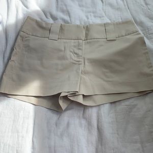 Beige Women's Tailored Shorts